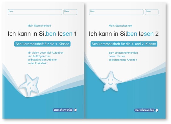 Ich kann in Silben lesen 1 und 2 im Set - 2 Hefte