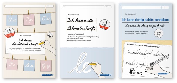 Ich kann die Schreibschrift + Übungsheft 1 und 2 - LA - 3 Hefte im Set