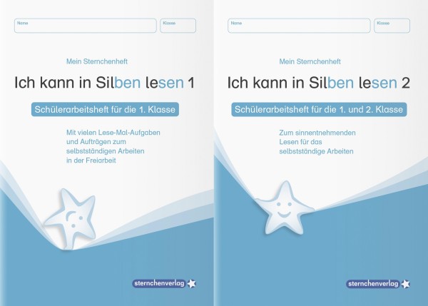 Ich kann in Silben lesen 1 und 2 im Set - 2 Hefte