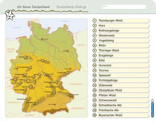 Flüsse Und Gebirge In Deutschland Pdf