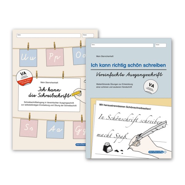 Ich kann die Schreibschrift und Ich kann richtig schön schreiben im Set - Ausgabe VA - 2 Hefte