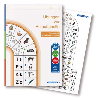 Übungen zur Anlauttabelle – Ausgabe mit Artikelkennzeichnung | Deutsch ...