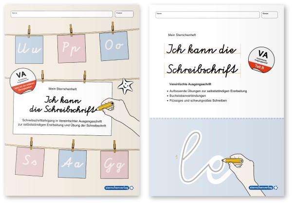 Ich kann die Schreibschrift + Übungsheft zu den Buchstabenverbindungen - VA - 2 Hefte im Set
