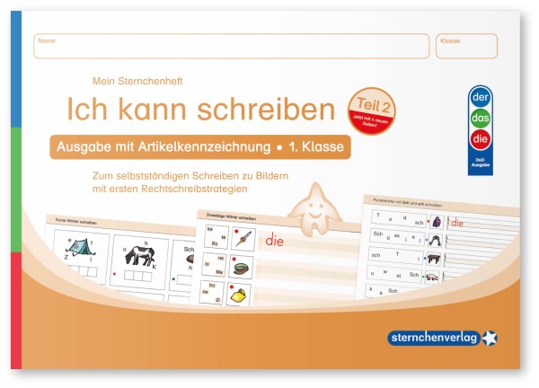 Ich kann schreiben Teil 2 – Ausgabe mit Artikelkennzeichnung (DaZ)