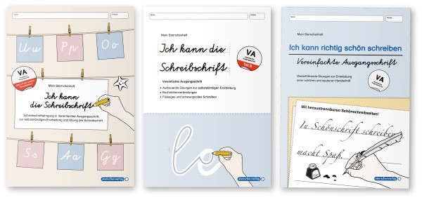 Ich kann die Schreibschrift + Übungsheft 1 und 2 - VA - 3 Hefte im Set