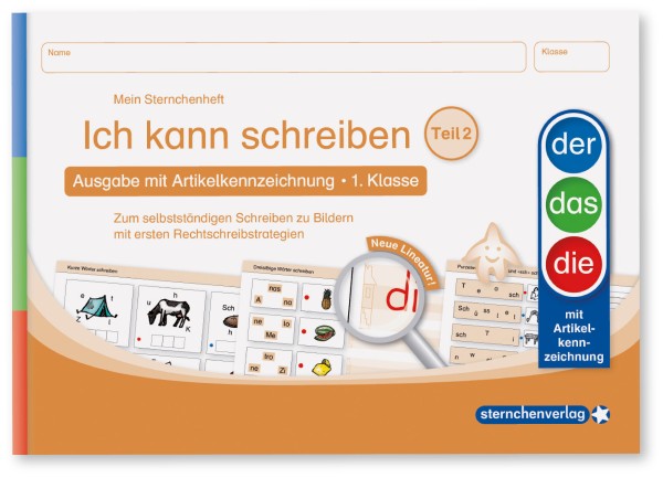 Ich kann schreiben Teil 2 – Ausgabe mit Artikelkennzeichnung (DaZ)