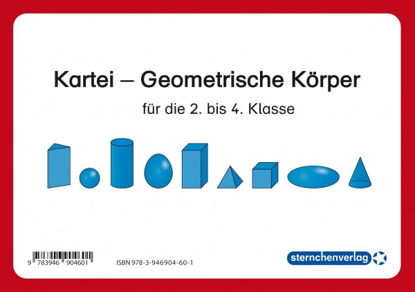 Kartei - Geometrische Körper inklusive Box