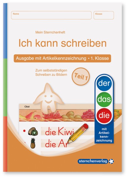 Ich kann schreiben Teil 1 – Ausgabe mit Artikelkennzeichnung (DaZ)